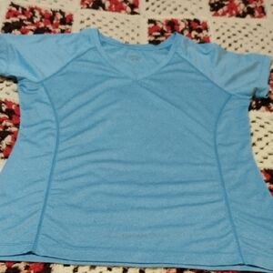 Jockey Sky Blue Polyester Tee